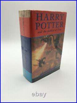 Harry Potter And The Goblet of Fire 1st Edition Signed J K Rowling