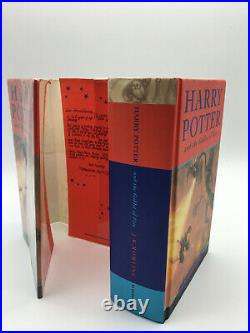 Harry Potter And The Goblet of Fire 1st Edition Signed J K Rowling