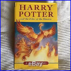 Harry Potter Emma Watson & Cast Signed First Print 1st Edition Book J K Rowling