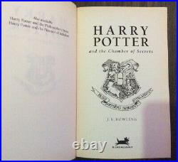 Harry Potter FIRST EDITION 1st and signed Philosphers Stone Bloomsbury Full Set