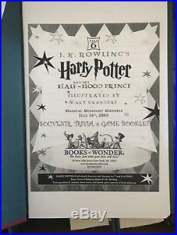 Harry Potter Illustrator Mary Grand Pre Hand Signed Book First 1st Edition