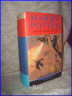 Harry Potter Signed Goblet Of Fire First Edition HB/DJ J K Rowling VGC