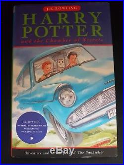 Harry Potter and The Chamber of Secrets First Edition First Impression Signed