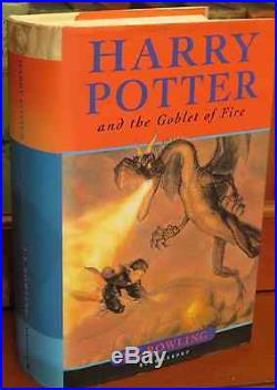 Harry Potter and The Goblet of Fire FIRST EDITION SIGNED J. K. ROWLING