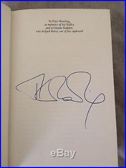 Harry Potter and The Goblet of Fire FIRST EDITION SIGNED J. K. ROWLING