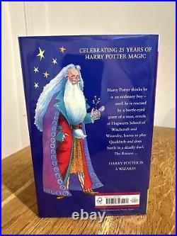 Harry Potter and The Philosopher's Stone JK Rowling SIGNED UK 25th Anniv HB 1st