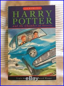 Harry Potter and the Chamber Of Secrets Signed J K Rowling First Edition Book