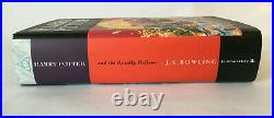 Harry Potter and the Deathly Hallows Rare Signed 1st Edition With Blank Pages