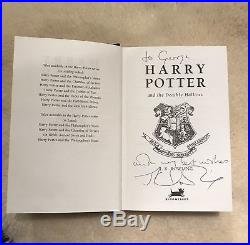 Harry Potter and the Deathly Hallows Signed First Edition