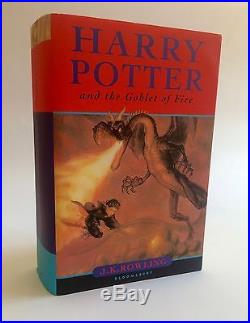 Harry Potter and the Goblet of Fire FIRST EDITION SIGNED JK Rowling