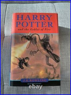 Harry Potter and the Goblet of Fire, JK Rowling, signed first edition, 2nd print