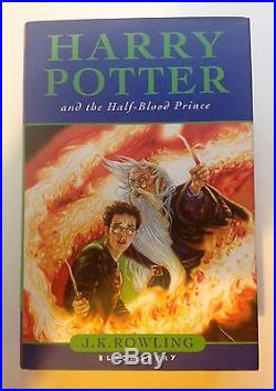 Harry Potter and the Half Blood Prince First Edition Signed
