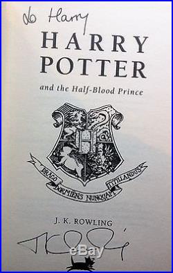 Harry Potter and the Half Blood Prince First Edition Signed