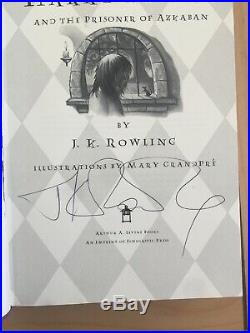 Harry Potter and the Prisoner Of Azkaban, 1st American Edition Signed JK Rowling