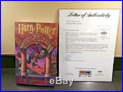 Harry Potter and the Sorcerer's Stone Signed First Edition With COA