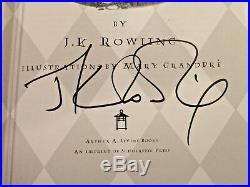 Harry Potter and the Sorcerer's Stone Signed First Edition With COA