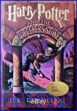 Harry Potter & the Sorcerers Stone US First Edition JK Rowling Signed PSA/DNA