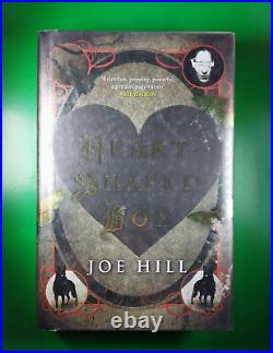 Heart shaped Box Autographed Signed by Joe Hill & Dated From Gollancz Novel Book