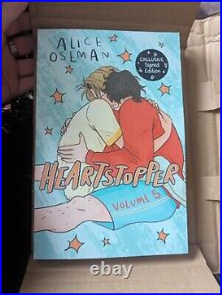 Heartstopper Volume 5, Alice Oseman SIGNED UK Preorder