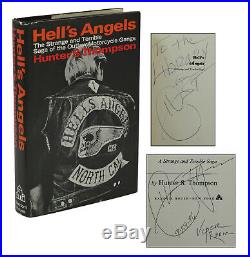 Hell's Angels SIGNED by HUNTER S. THOMPSON First Edition 2nd Printing 1967