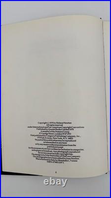 Helmut Newton Signed Sleepless Nights 1st Edition 1978