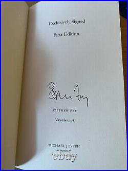 Heroes by Stephen Fry (Hardcover) FIRST EDITION & SIGNED VERY RARE