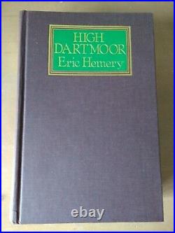 High Dartmoor by Eric Hemery. 1st edition, signed Hardcover in slip case