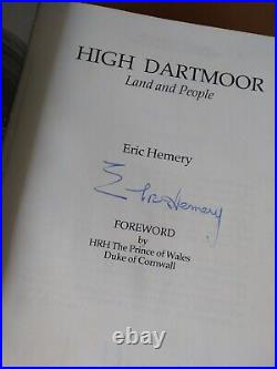 High Dartmoor by Eric Hemery. 1st edition, signed Hardcover in slip case