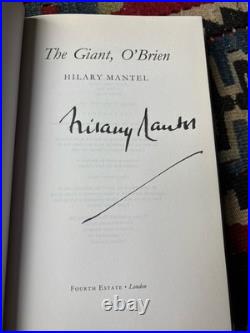 Hilary Mantel the Giant, O'Brien, 1st edition, signed, fine