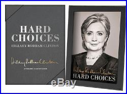 Hillary Clinton HARD CHOICES Signed Limited First Edition COA Leather Bound Box