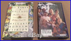 Hillary Clinton Signed It Takes a Village Book 1996 Full Autograph First Edition