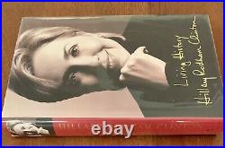 Hillary Rodham Clinton LIVING HISTORY Signed First Edition First Printing HC/dj