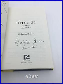 Hitch-22 A Memoir (Signed) Hitchens, Christopher First Edition, Twelve, Hardc