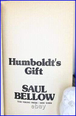 Humboldt's Gift SIGNED FIRST EDITION by SAUL BELLOW JSA COA Authentication