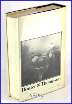 Hunter S Thompson Signed First Edition 1979 The Great Shark Hunt Hardcover withDJ