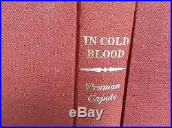 IN COLD BLOOD byTruman Capote SIGNED FIRST EDITION 1st Printing HB & DJ