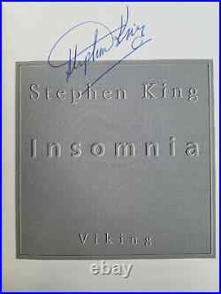 INSOMNIA by Stephen King AS NEW First edition hardcover withdust jacket SIGNED
