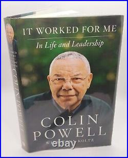 IT WORKED FOR ME Colin Powell SIGNED 1st/1st 2012 Secretary of State HB Book