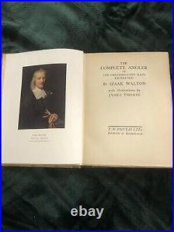 IZAAK WALTON His Wallet Booke Signed Large-Paper First Edition COMPLEAT ANGLER