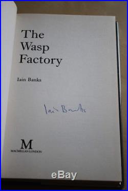 Iain Banks (1984)'The Wasp Factory', signed first edition 1/1