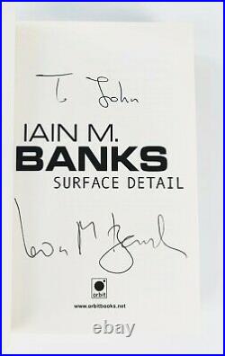 Iain M. Banks Surface Detail First Edition Signed & Inscribed