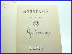 Ian Fleming Moonraker First UK Edition 1955 SIGNED by Sir Roger Moore
