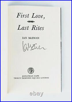 Ian McEwan First Love, Last Rites First Edition Signed