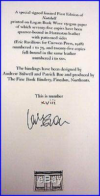 Ian McEwan Nutshell UK Hardcover First Edition Signed Limited 18/25