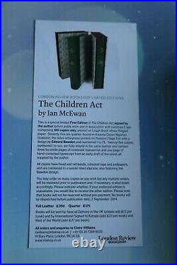 Ian McEwan The Children Act Signed limited first edition