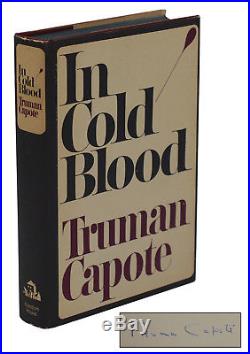 In Cold Blood TRUMAN CAPOTE First Edition 1st Print 1965 Signed (Tipped In)