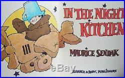 In the Night Kitchen First Edition Signed Maurice Sendak 1970 1st Printing Book