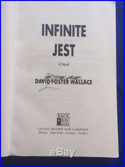 Infinite Jest First Paperback Edition Signed By David Foster Wallace
