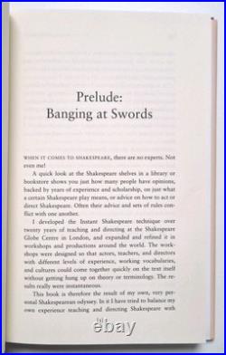 Instant Shakespeare SIGNED FIRST EDITION by Louis Fantasia 2002 Hardcover