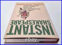 Instant Shakespeare SIGNED FIRST EDITION by Louis Fantasia 2002 Hardcover Instant Shakespeare SIGNED FIRST EDITION by Louis Fantasia 2002 Hardcover